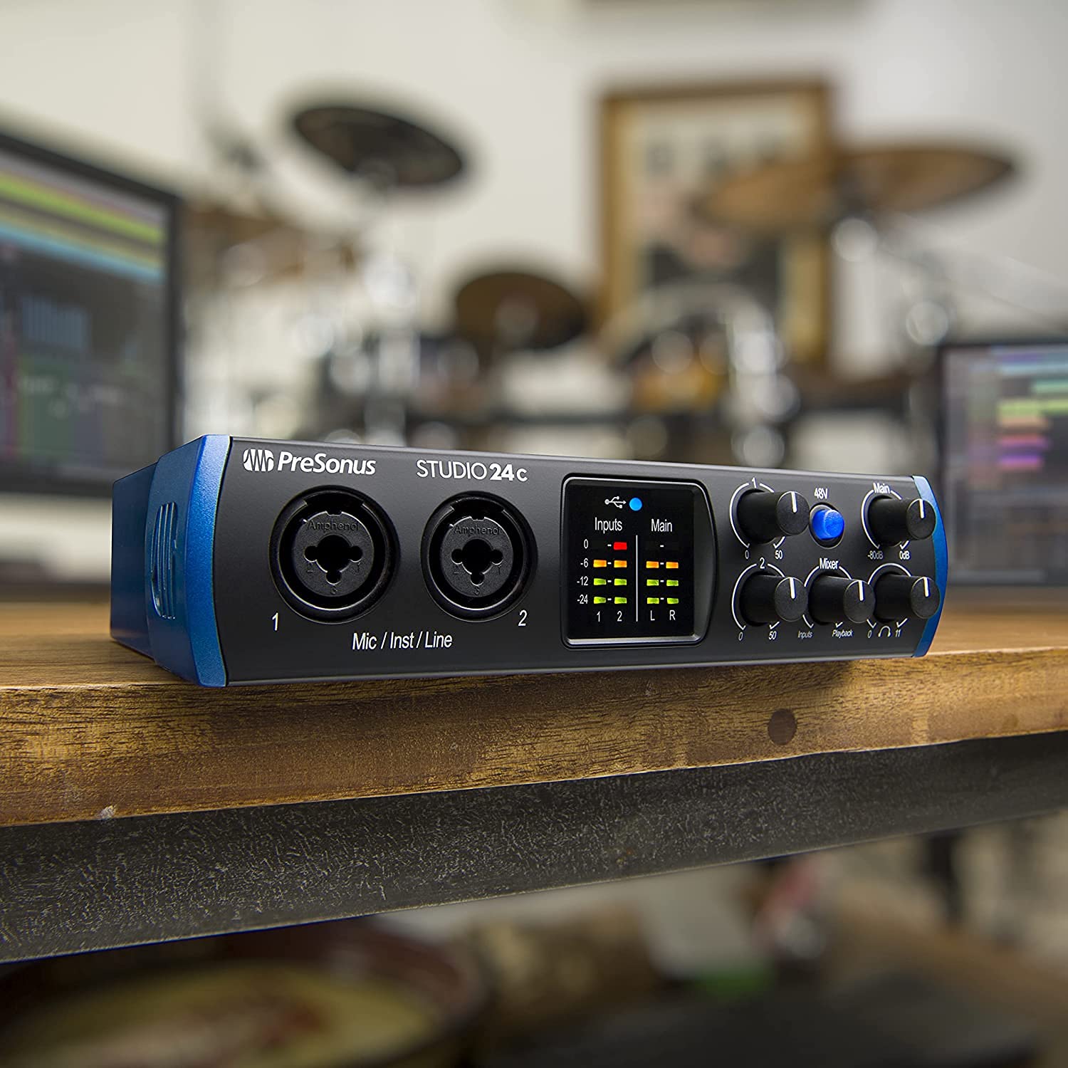 PreSonus Studio 24c, 2 In/2 Out, 192 kHz, USB-C Audio